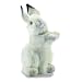 WHITE BABY RABBIT STANDING PLUSH 12"H