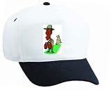 White Cap with binoculars, ranger, searching, bear, hiding by SHOPZEUS