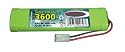 Jamara 148045 - Akkupack SunPower 3600mAh 6N 7,2V NiMH mit Tamiya Stecker