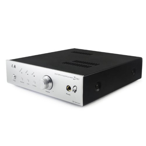 ZERO 627U With USB Soundcard Decoder Headphone amplifier 24/192KHZ DAC HEAD amplifier OPA627 chip Silver On Sale