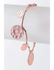 Jewelry: KARMAS CANVAS HAMMERED DISK BRACELET (Matted Copper) - Karmas Canvas