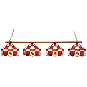 74 Executive Billiard Pool Table Lamp Light University of Oklahoma OU Sooners - Free... by Wave