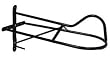 Wall Saddle Rack, 24" Black