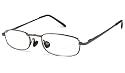 Able Vision Full Readers (Men) Reading Glasses - R9951 Shiny Gunmetal