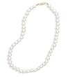 24" 14k Yellow Gold 7-7.5mm (A) Akoya Pearl Necklace