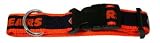 Chicago Bears Premium Football Dog Collar NFL Licensed - Size Large 18-26 Inches