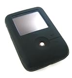 Creative Lab Zen V and V Plus Premium Silicone Skin Case w/ Detchable Belt Clip - 6 Color Options, BLACK