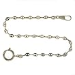 Pocket Watch Chain Fob Link Design Silver-Tone 14"