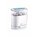 Philips Avent SCF285/02 elektrischer 3-in-1 Sterilisator inklusiv 1x Flasche 125 ml und 1x Schnuller
