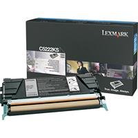 Lexmark black colour laser cartridge C5222KS