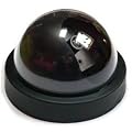 UKayed Imitation Dummy Security Camera Dome With Flashing LED Light