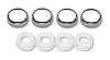 Cruiser Accessories 82030 Screw Covers, Chrome