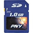 PNY Secure Digital SD Memory Card 1GB (P-SD1G-RF3)