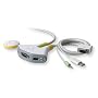Belkin Flip Wireless 2 Port KVM  USB; Audio; with rf Remote
