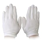 Childrens White Nylon Gloves - Pair-Free Shipping on orders over $19.95