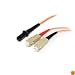 StarTech.com 50FIBSCMT3 3m MM Duplex Fiber Optic Patch Cable SC - MTRJ