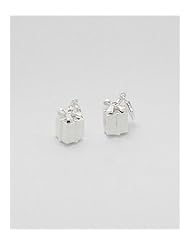 Gift Box Charm In 92.5 Sterling Silver