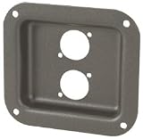 Penn-Elcom D0947K Dish Two Neutrik D Black 4 x 4-3/8