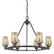 Minka Lavery Cimarron Brush Bronze Chandelier 6249-267B