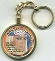 Golden Key Chain for Casino Chips