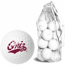 Montana Grizzlies 15 Golf Ball Clear Pack