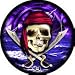 Pirate Skull w Ship Ball
