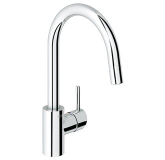Grohe 32 665 DCE Concetto WaterCare Dual Spray Pull-Down, SuperSteel