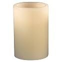 Flameless Pillar Candle - Vanilla (4")