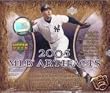 2005 Upper Deck Artifacts Baseball Cards Hobby Box (10 packs/box, 4 autographs or memorabilia cards per box)