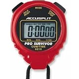 Accusplit Pro Survivor Timer (Red) - Quantity of 2