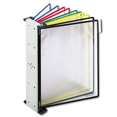 Tarifold, Inc. W291 Wall Unit Reference Starter Set with Ten Display Pockets, 20 Sheet Capacity