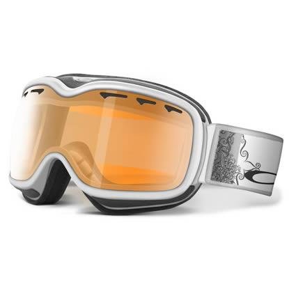 Oakley STOCKHOLM Pearl White/Persimmon Snow Goggles (Pearl White,Persimmon)