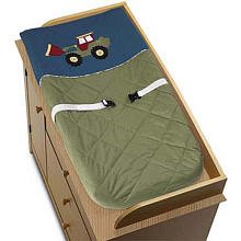 Construction Zone Boys Changing Pad Cover
