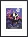 Crazy Moon, Art Poster with Metal Frame, poster size: 11