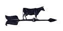 24" Cow Black Accent Weathervane