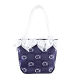 Medium Emblem Bow Bucket Purse - Penn State NCAA College Athletics