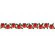 Band Of Roses Arm Band Temporary Tattoo 1.5x9