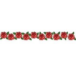 Band Of Roses Arm Band Temporary Tattoo 1.5x9
