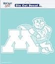 Minnesota Golden Gophers 8"x8" Die-Cut Decal