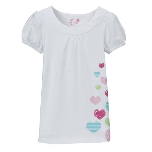 Toddler Girls' Circo  Heart Print Tunic - White