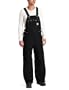 Carhartt Men's Quilt Lined Duck Bib Overall, Black, 36x32