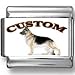 German Shepherd Dog Custom Photo Italian Charm