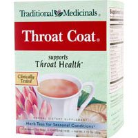 Traditional Medicinals, Organic Throat Coat 16 Tea Bags