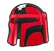 Red Mando Ghes Helmet - LEGO Compatible Minifigure Piece