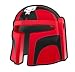 Red Mando Ghes Helmet - LEGO Compatible Minifigure Piece