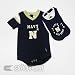 Navy Midshipmen NCAA Licensed Onesie w/Bib