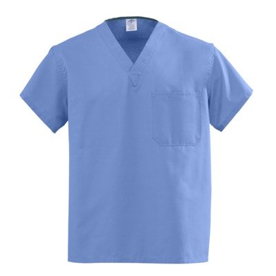 Medline Reversible Scrub Top AngelStat, ANG-CC, X-Small, Navy