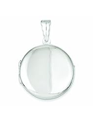 Genuine .925 Sterling Silver 26mm Polished Locket 7.8 Grams. 100% Satisfaction Guaranteed.