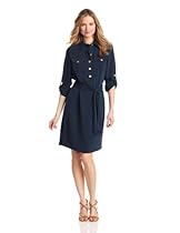 Hot Sale Jones New York Women's Long Sleeve Tunic Dress, Bright Navy, 6