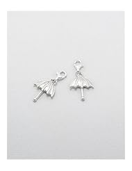 Umbrella Charm In 92.5 Sterling Silver